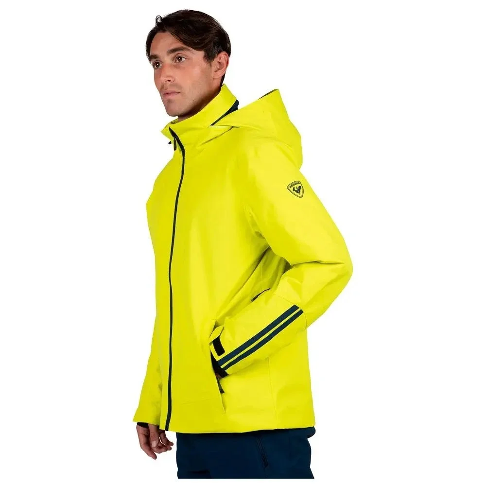 Rossignol Men's Strawpile Insulated Hooded Ski & Snowboard Jacket - Yellow